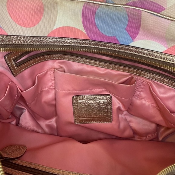 Coach Penelope Op Art Travel Luggage Bag - RARE 🦄 - Picture 4 of 10